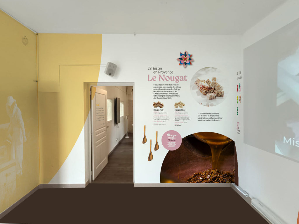 nougaterie silvain communication scenographie